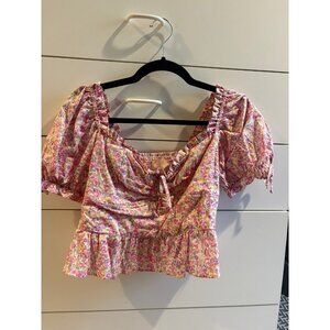 Show Me Your Mumu Ruffle Top